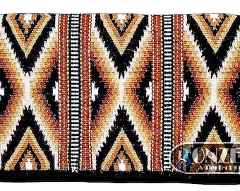 Western Saddle Blanket Ranch Pad Western Saddle Pad Newzeland Wool Handmade Horse Riding Horsemanship Saddlery Yucca Pad Felt Pad 34 X 42