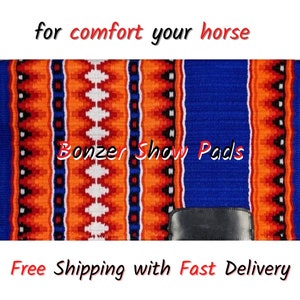 Western Show Pad custom saddle pad Western Saddle Pad Saddle blanket horse pad horse riding pad Showmanship Horsemanship