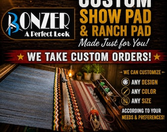 Custom Show Pad Western Ranch Pad Order