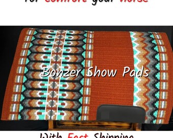 Western Show Pad – Multicolored Equestrian Saddle Blanket
