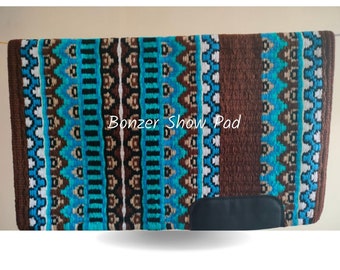 Western Show Saddle Pad: Handcrafted Horse Showmanship Blanket