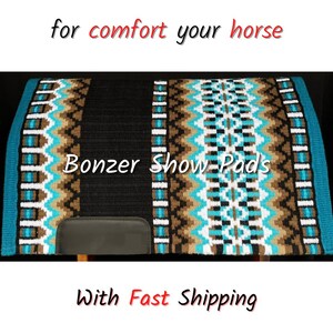 Western Show Pad custom saddle pad Western Saddle Pad Saddle blanket horse pad horse riding pad Showmanship Horsemanship
