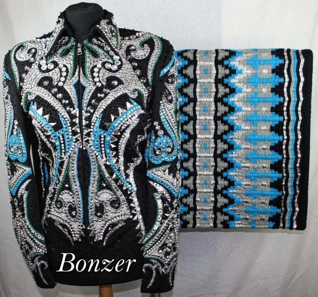 Veste Western Showmanship - Pour Concours équestres Et Shows