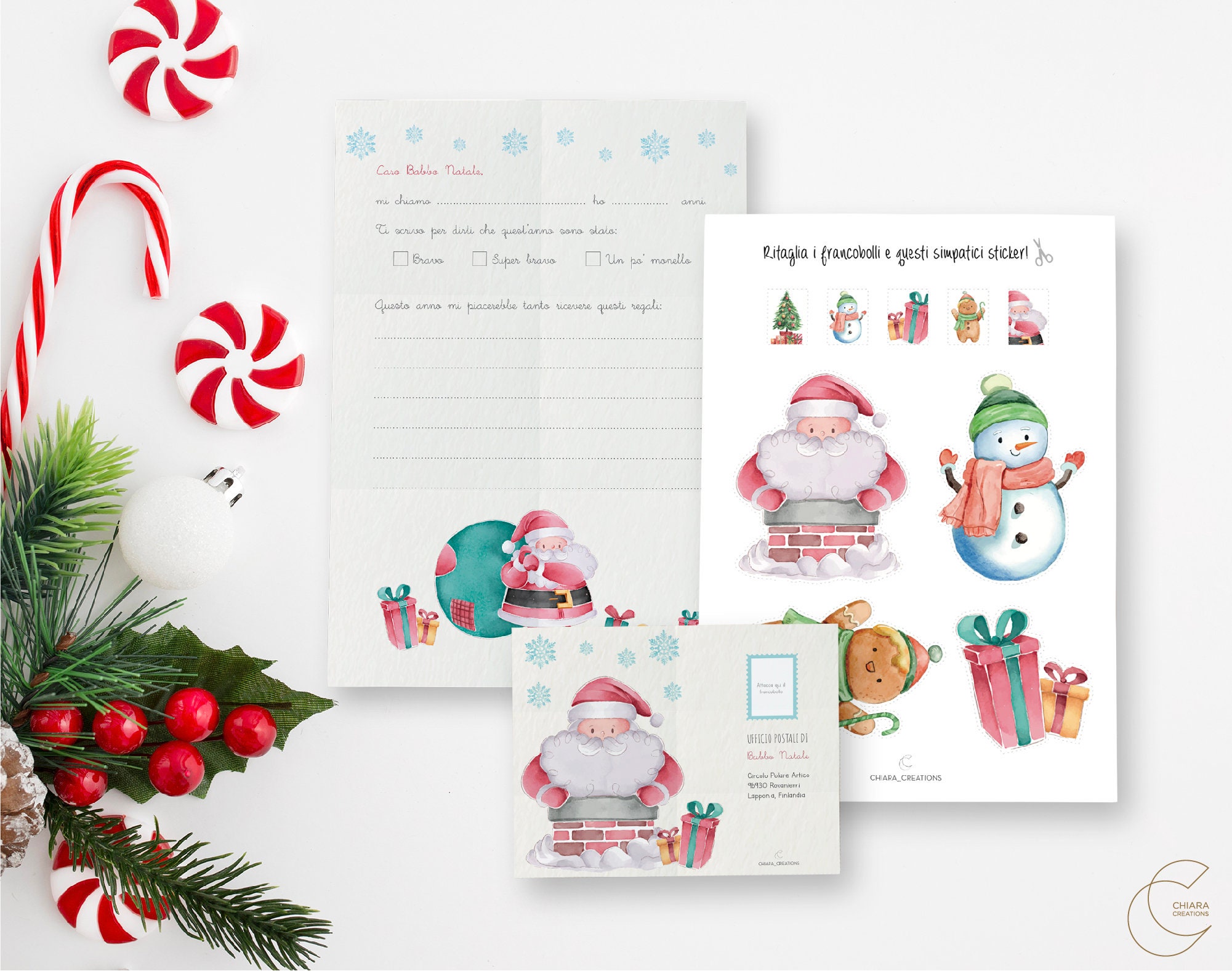 Disegno babbo natale Italia - Main Image