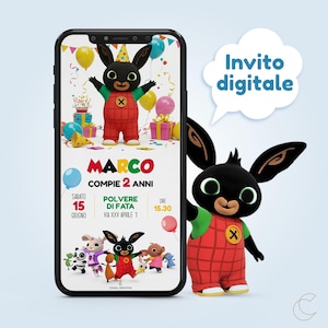 Invito digitale compleanno - BING