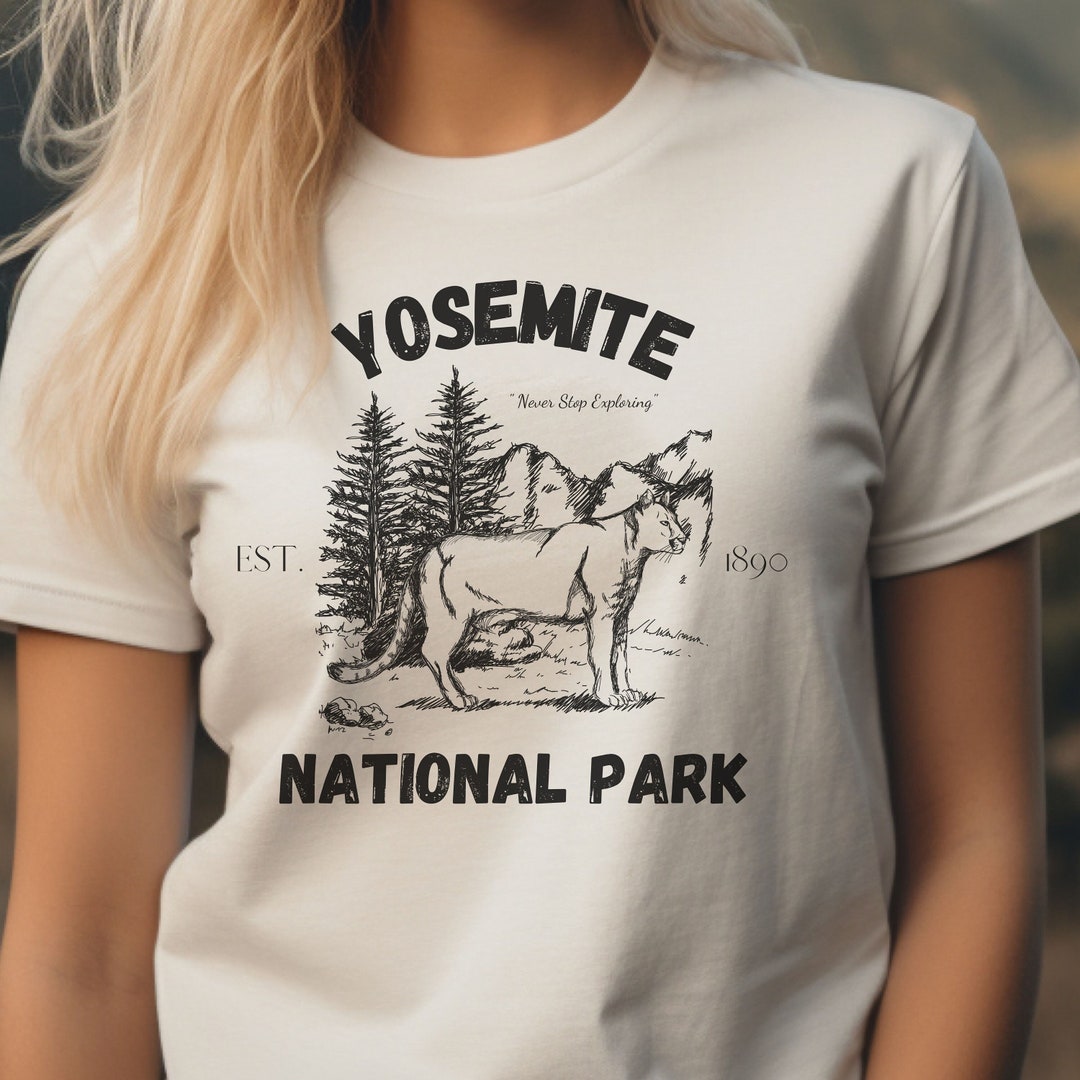 Yosemite National Park Shirt, Adventure Shirt, Camping Shirt, Mountain Tshirt, Hiker Tshirts