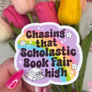Scholastic Book Fair Sticker | Water-Resistant Vinyl Decal
