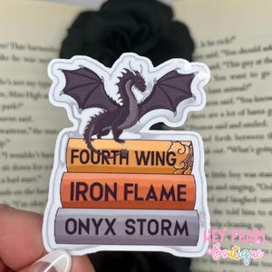 Empyrean Series Dragon Sticker | Fourth Wing, Iron Flame