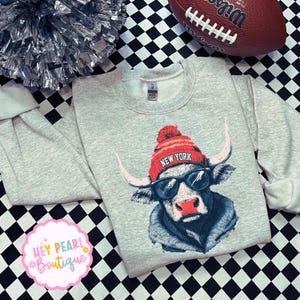 New York Football Sweatshirt: Vintage Game Day Crewneck Fan Apparel