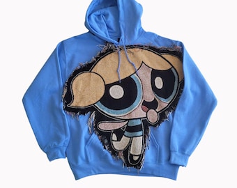 Power Puff Girls Tapestry Hoodie sweater crewneck, Y2k hoodie, concert hoodie, gifts for her