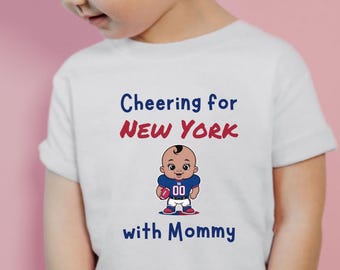 Idées d'équipement personnalisé pour le jour du match pour bébé de New York, Idées d'équipement de football du dimanche Premier dimanche Cadeaux de fête prénatale de sport pour les nouveaux parents