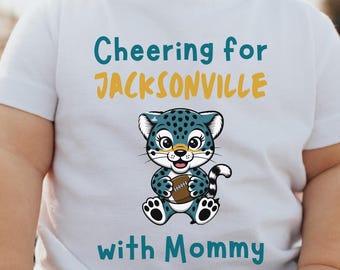 Body pour bébé personnalisé Jacksonville Football Gear acclamant dimanche Football Sports vêtements pour bébés Baby shower fan Idée cadeau premier hayon