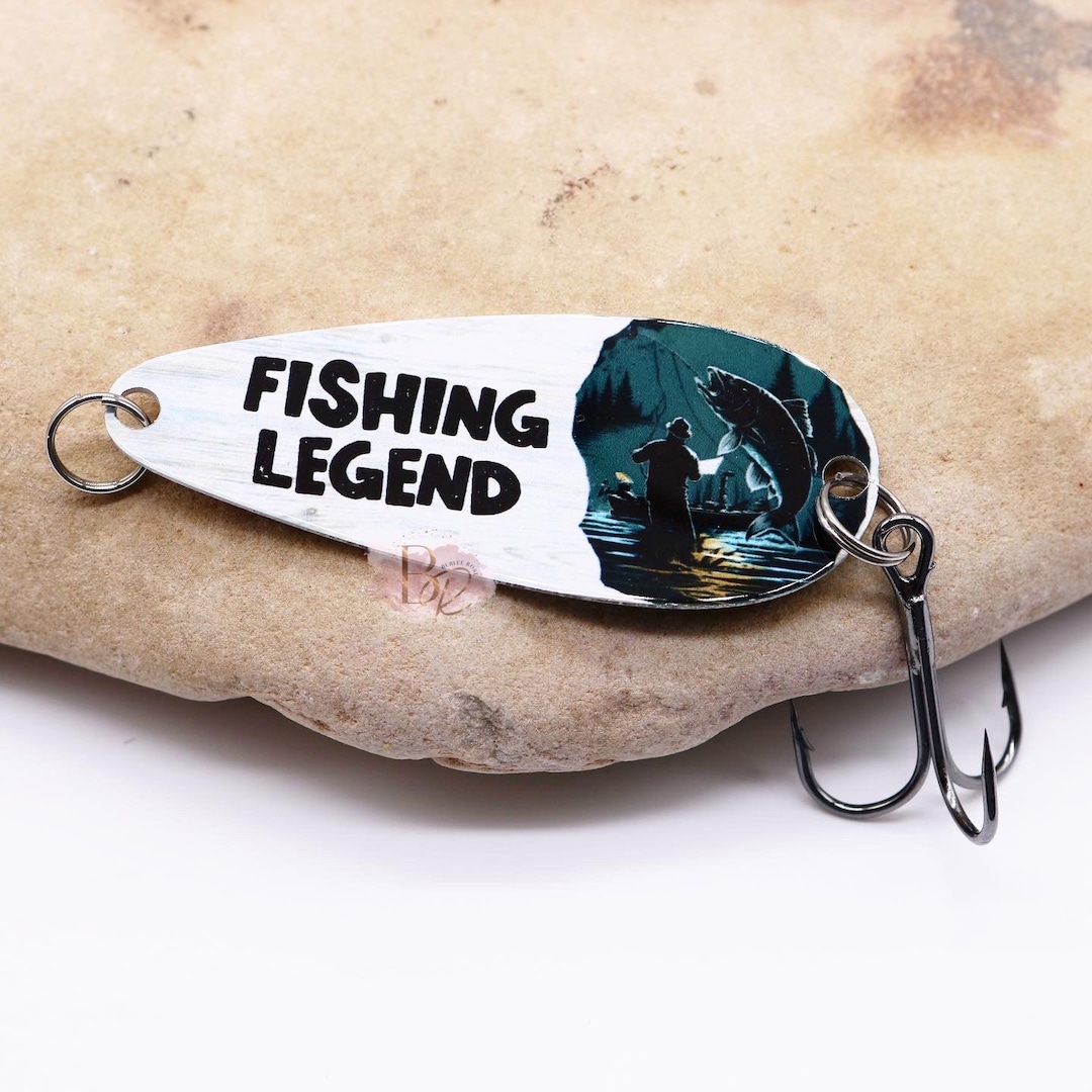 Fishing Legend Fishing Lure Gifts for Dad Gift From Kids Fathers Day Gift From Daughter Dad