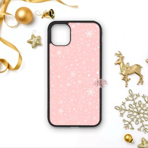 Winter Snowflakes Phone Case iPhone Case Samsung Case Gifts For Women Cute Christmas Phone Case Gift For Her Christmas Phone Case