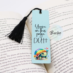 You’re On This Page Duh Turtle Bookmark Metal Turtle Gifts Funny Book Gifts For Book Lovers Gift Ideas Reading Gift Book Marks For Readers