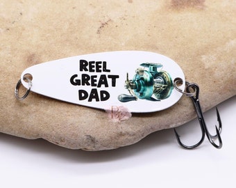 Señuelo de pesca "Real Gr*at Dad": regalo para el Día del Padre, cumpleaños, Navidad, recuerdo para pescadores.
