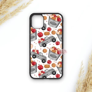 Farm Fresh Apple Cider Donuts Phone Case iPhone Case Samsung Case Fall Apples Gifts For Women Halloween Phone Case Gift For Her Phone Case