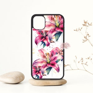 Stargazer Lily Phone Case iPhone Case Samsung Case Gifts For Women Cute Phone Case Gift For Her Girls Gift Floral iPhone Flower Phone Case