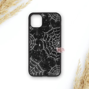 Spooky Halloween Spider Web Phone Case iPhone Case Samsung Case Halloween Gifts For Women Phone Case Gift For Her Spider Web Phone Case