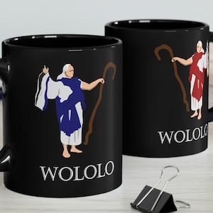 WOLOLO Age of Empires 2 priest mug, Age of Empires monk cup, AOE merch, 11 oz. mug