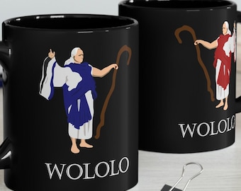 WOLOLO Age of Empires 2 Priesterbecher, Age of Empires Mönchstasse, AOE merch, 11 oz. Becher