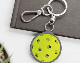 Pickleball Keychain, Pickleball Gift Christmas Gift for Pickle ball Lover, Pickleball Team Gift Keyring Tag, Pickleball Accessories, Key Tag