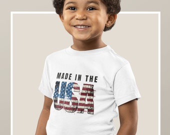 Fourth of July Toddler Shirt 4th of July Shirt for Toddler Funny 4th of July t-shirt Kids Fourth of July tee Made in the USA for Boy or Girl