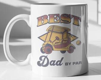 Taza de golf divertida para papá Regalo del día del padre de golf para papá Taza del día del padre para papá golfista Regalo de golf Taza para papá Golf Regalo del día del padre El mejor papá por Par