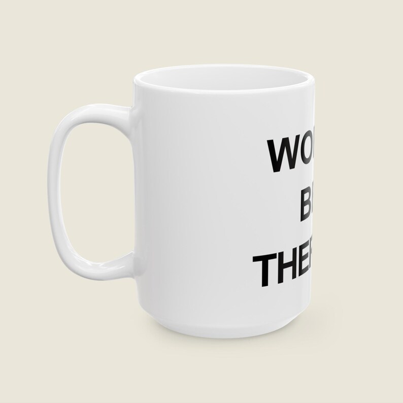 Worlds Best Therapist Mug, Therapist Gift, the Office Gift Funny
