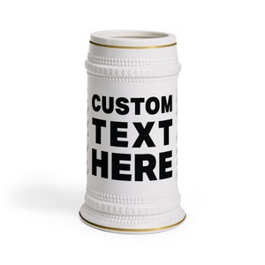 Custom Beer Stein Mug, Beer Lover Gift, Personalized Beer Glass, Drinking Beer Cup, Barware Christmas/Birthday/Anniversary Gift for Him