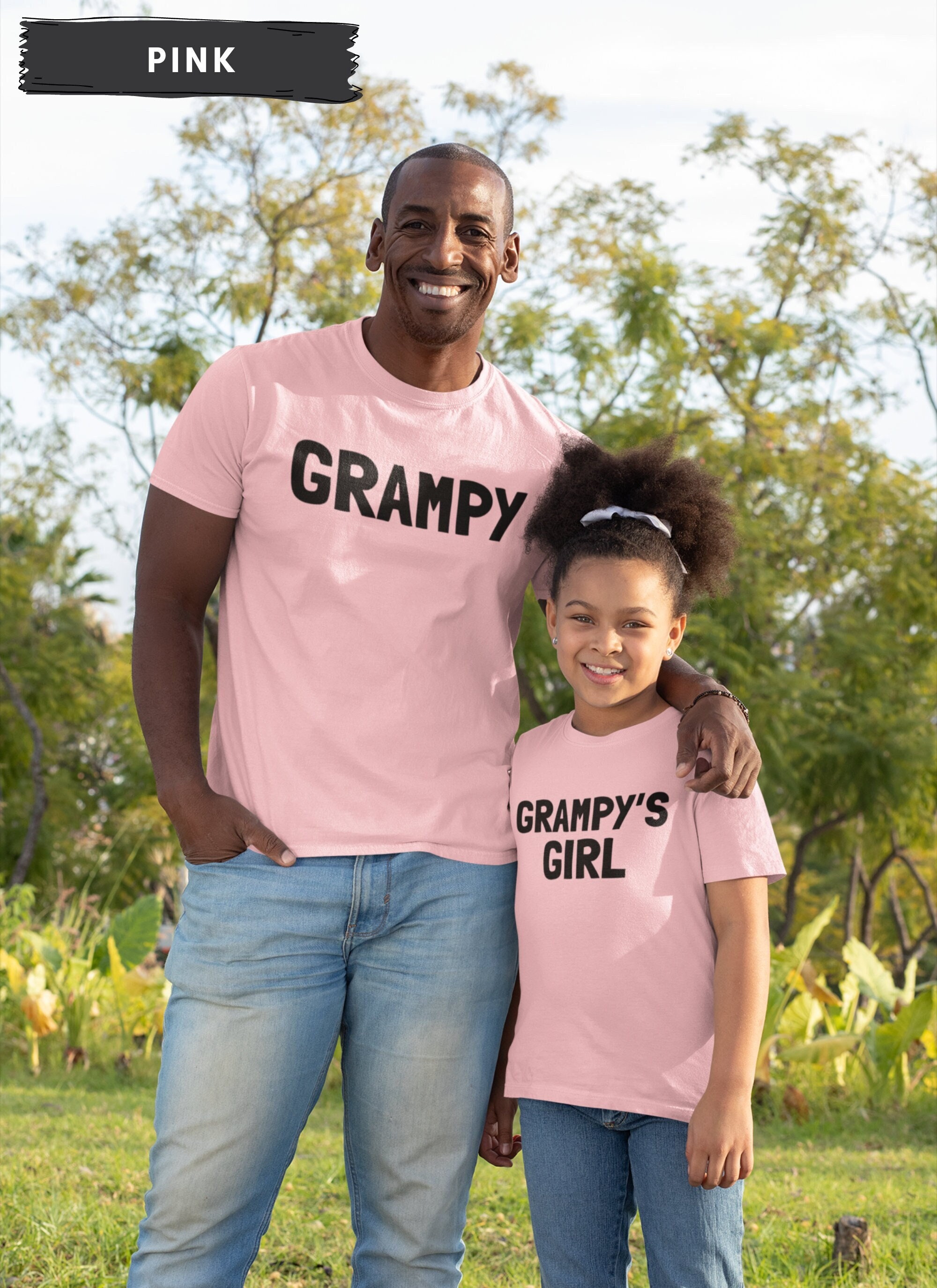 Fathers Day Grampys Girl Matching shirt for Grampy and Granddaughter Fathers Day Gift for Grampy Fathers Day Shirt Grampy Gifts Grampy shirt