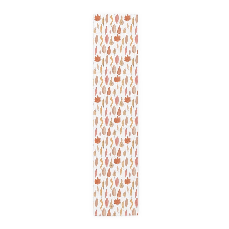 Fall Table Runner Thanksgiving Tablecloth Runner Colorful Autumn Leaves ...