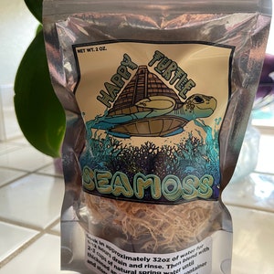 Sea Moss Wildcrafted Raw Dr Sebi approved Alkaline Dried sea moss, gold, purple green for smoothies soups vegan cooking