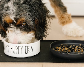 Personalized Ceramic Dog Bowls, Water Bowls, Ceramic bowl for dogs, Personalized Dog bowl, Modern Dog Bowl, Gift for Dog Lover,