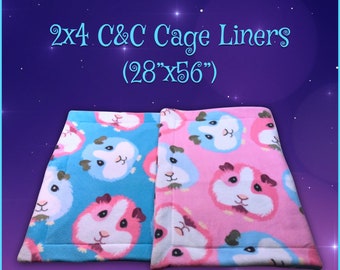 2x4 C&C Fleece Cage Liner (28"x56")