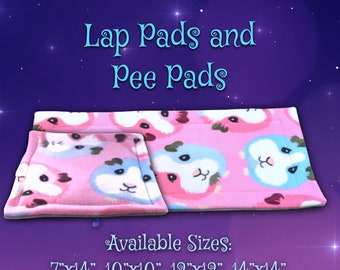 Absorbent Fleece Liners: Small Pet Pee Pads & Lap Pads