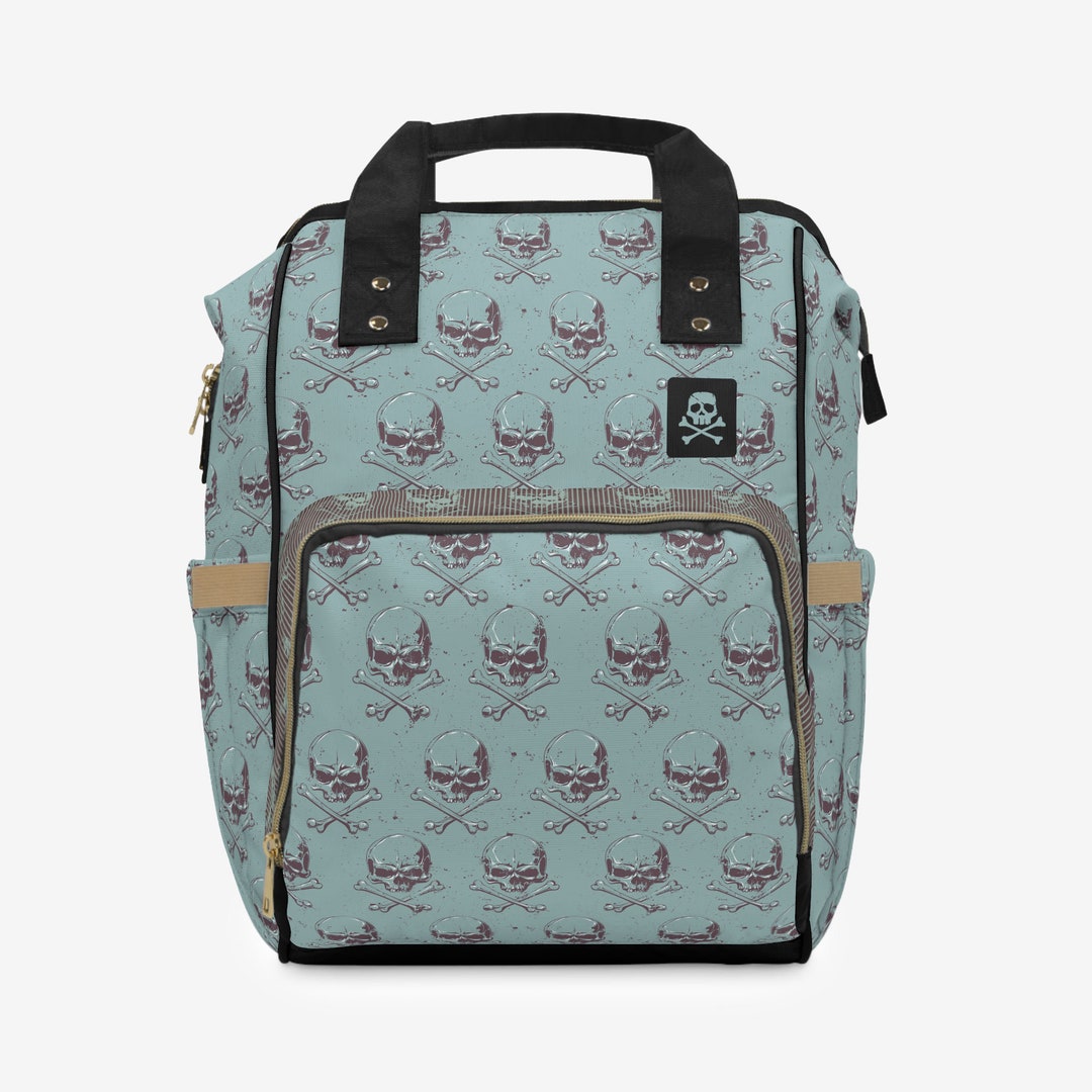 Cross Bones / Multipurpose Diaper Bag Backpack / Insulated Etsy