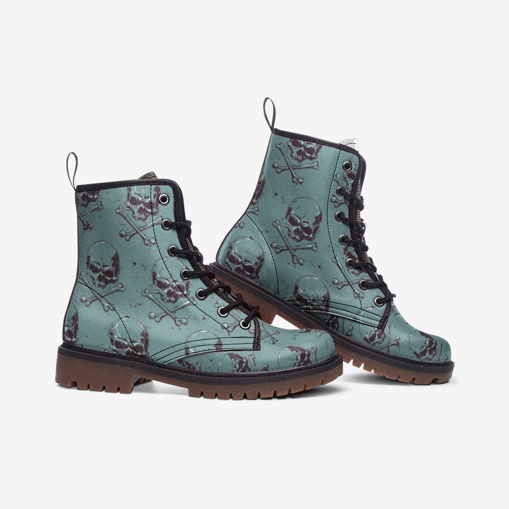靴 opium y2k punk skull studs boots opium y2k punk skull studs boots - メルカリ