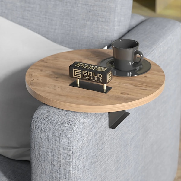 Sofa Arm Table | Coffee Table | Couch Arm Cup Holder | Remote Control Table | Sofa Tray | Drink Table | Cup / Glass Holder | Coffee Stand