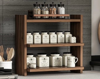 Kitchen Organizer | Kitchen Shelf | Tea Stand | Hause Gift | Coffee Stand | Coffee Organizer | Wooden Kitchen Stand | Decorative Organizer