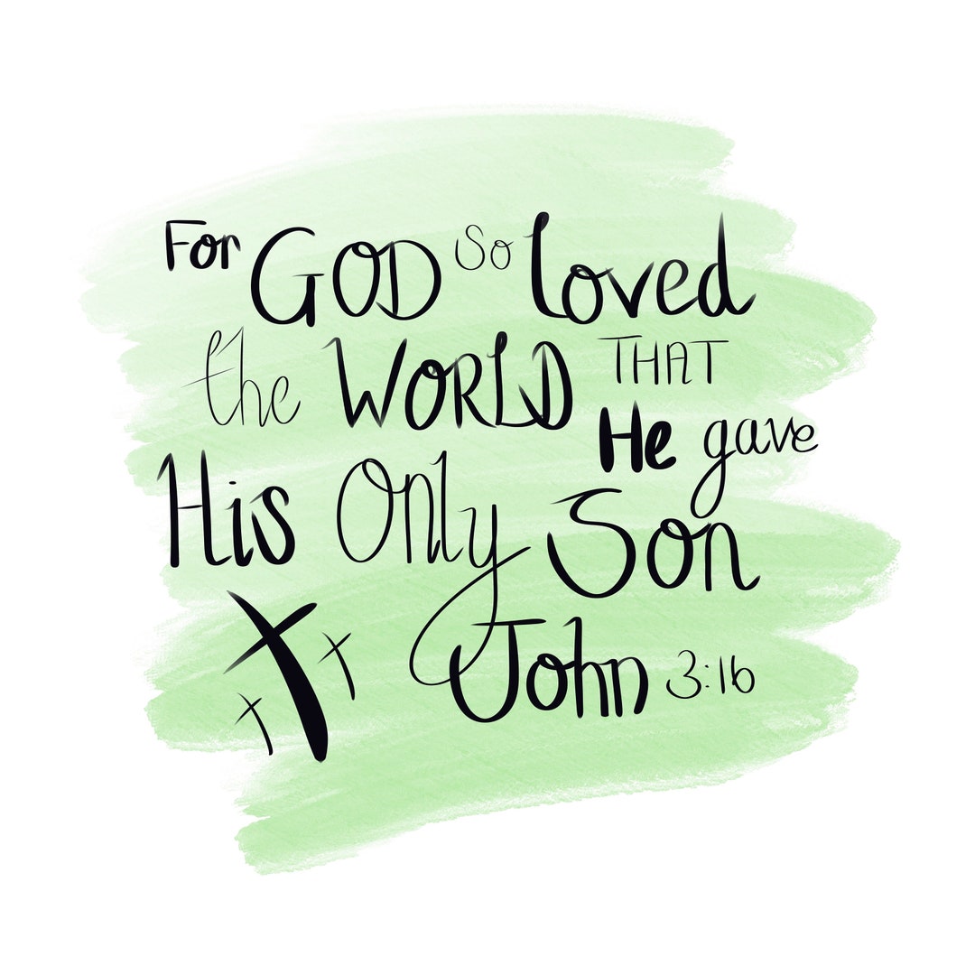 Bible Verse Card Etsy