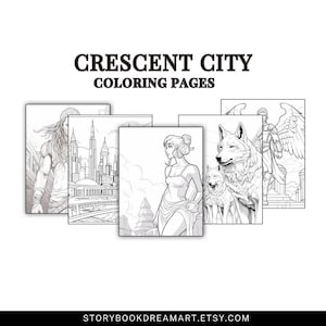 12 Page CrescentCity ColoringBook | Velaris Coloring Book | SJMMerch |Coloring Book s | . coloring books | Colors Coloringpages, ACOTAR