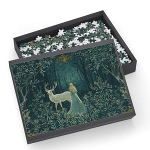 Aelin Galathynius Jigsaw Puzzle Terrasen Throne of Glass ACOTAR Gift SJM Bookish Merch Book Lover Birthday Christmas Gift Idea Booktok TOG