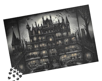 Edgar Allan Poe Macabre Mansion 1000 Piece Jigsaw Puzzle - Etsy