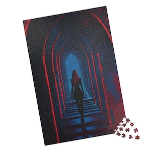 Aelin Throne of Glass Fantasy Puzzle 1000 Piece Maasverse Bookish Booktok Romantasy Merch Book Lover Gift idea for her mom friend birthday