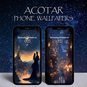Acotar Velaris Sidra River telefono download iphone android wallpaper Rhysand Feyre lockscreen background the night court sarah maas merch