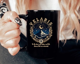 Caneca Velaris: Presente inspirado na Corte Noturna de ACOTAR para amantes de livros
