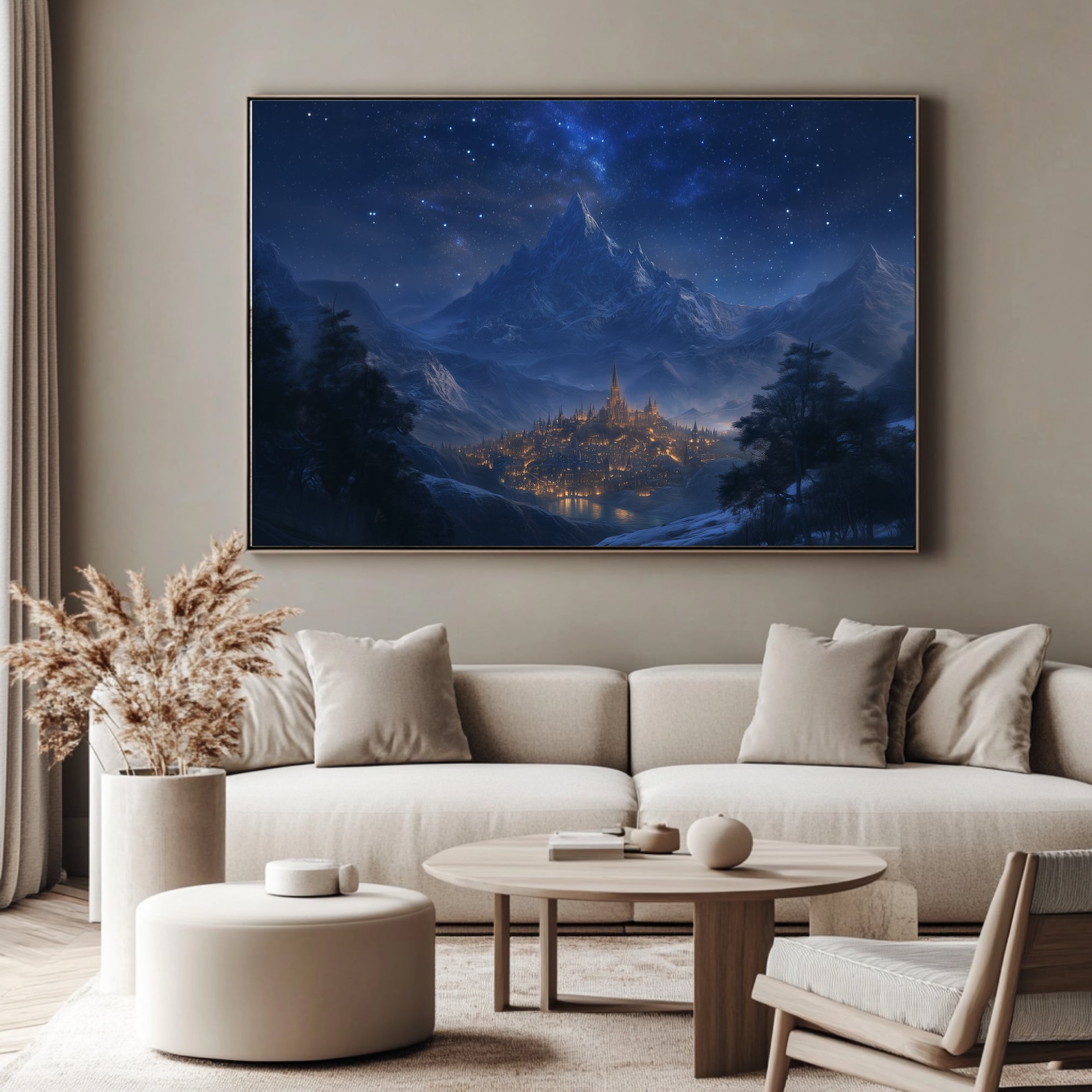 Velaris Night Court Art: ACOTAR Inspired TV Frame Digital Art ...