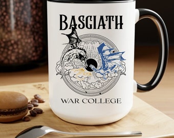 Fourth Wing Mug: Basgiath War College Dragon Rider Ceramic Cup