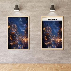 Shops Along the Sidra Velaris ACOTAR Digital Poster Print Wall Art ...